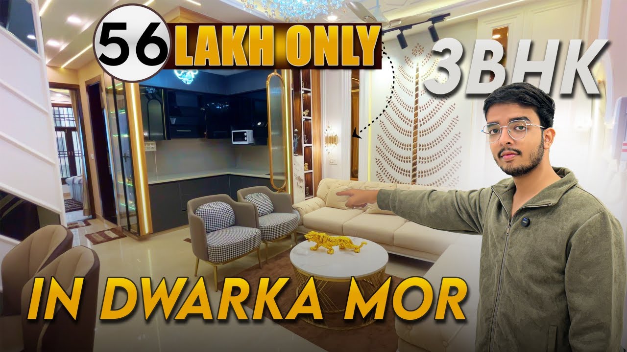 Luxury 3BHK 80 Gaj Fully Furnished Flat Near Dwarka Mor Metro | Best Deal in West Delhi