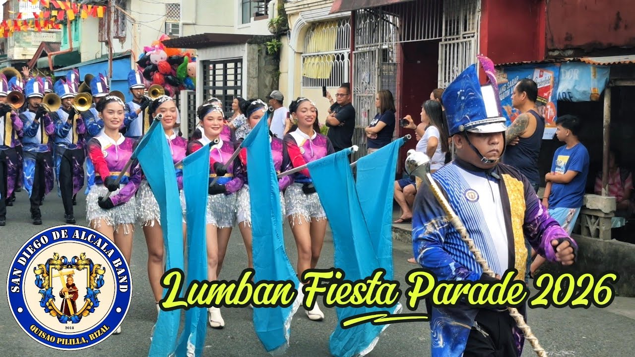 San Diego de Alcala Band | Lumban Town Fiesta 2026 | Parade