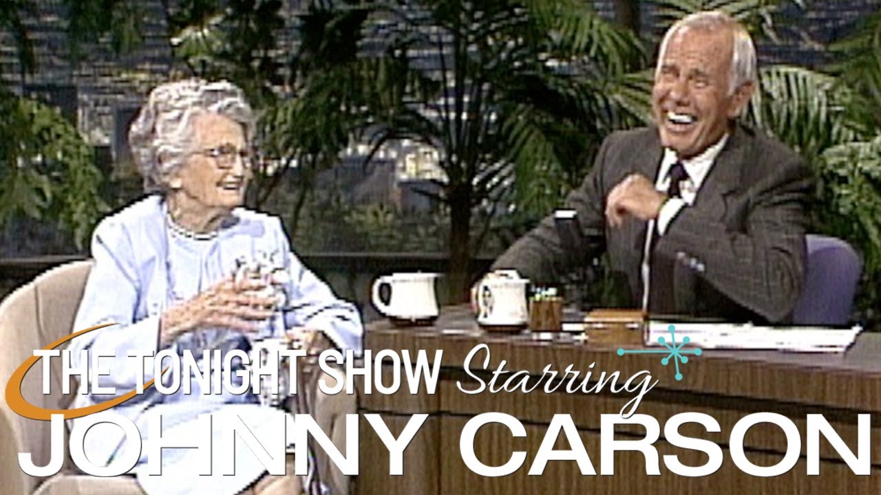 105-летняя Милдред Холт задерживает Джонни | Carson Tonight Show
