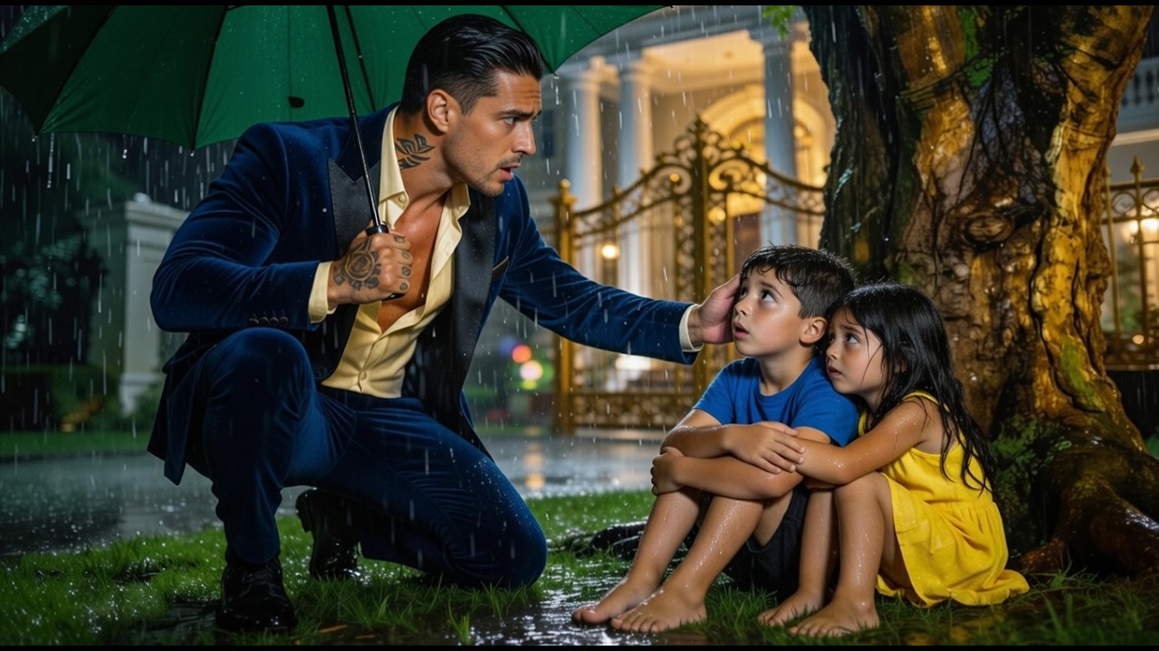 The Mafia Boss Came Home Early — And Found His Two Children Abandoned in the Rain...