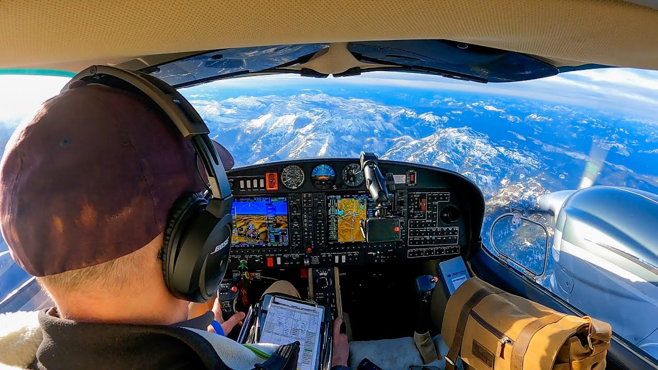 Winter IFR Flight in a Diamond DA42 VI from Boise ID to Renton WA after an Angel Flight West Mission