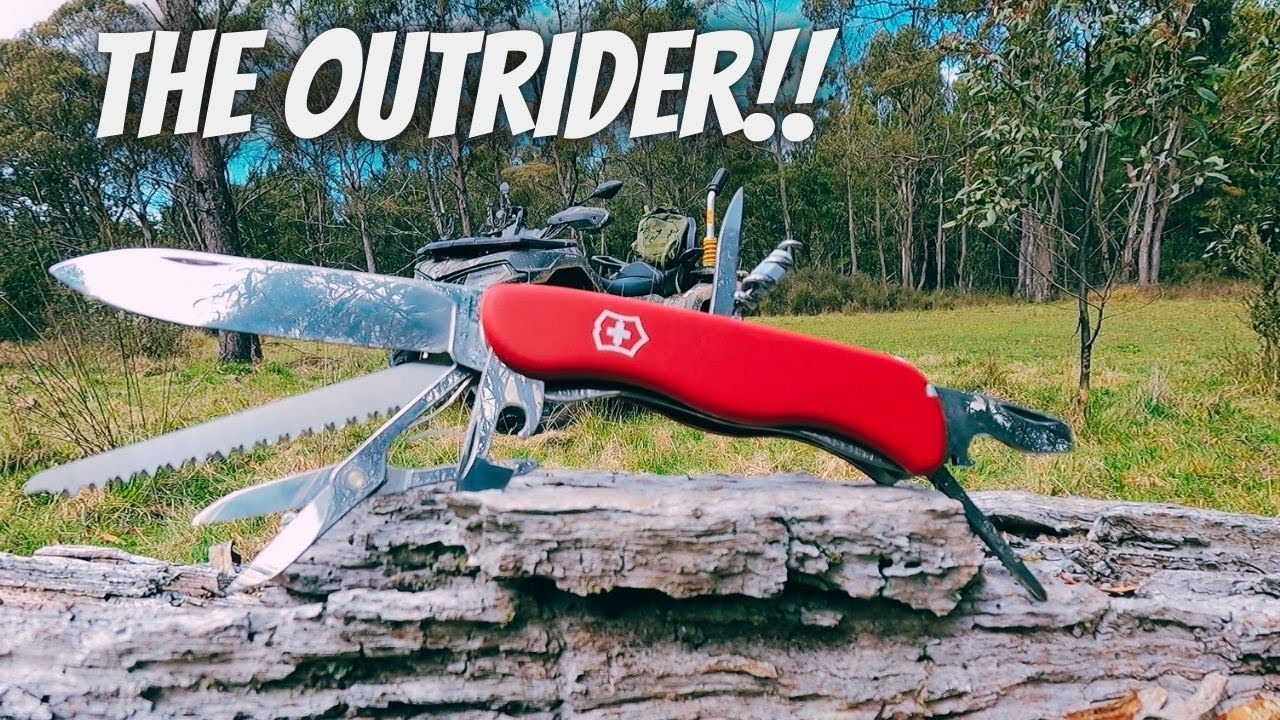 Швейцарский армейский нож Victorinox Outrider — идеальный нож для повседневного использования на ...
