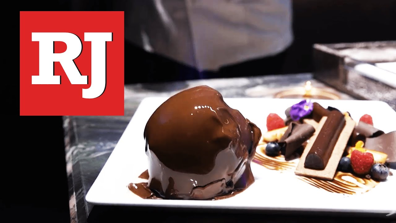 How it's made: Morimoto's flaming chocolate tart