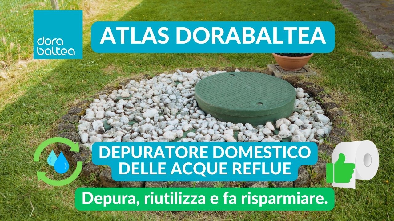 Atlas Dorabaltea: il miglior depuratore domestico delle acque reflue | Risparmio e riutilizzo