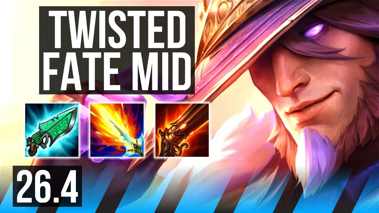 TWISTED FATE vs VLADIMIR (MID) | Good KDA: 18/1/6, 34K damage | EUW Diamond | 26.4