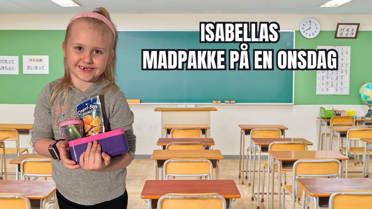 ISABELLAS MADPAKKE PÅ EN ONSDAG 🌮🌽🍅