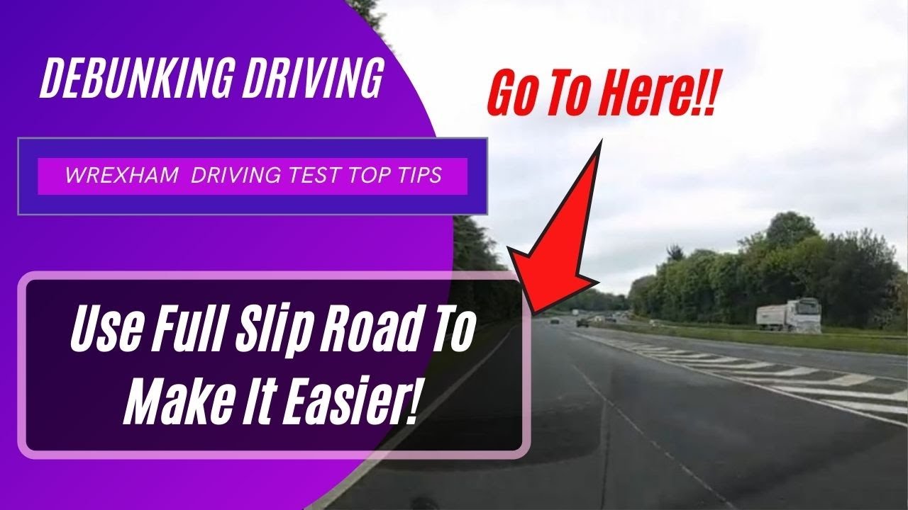 TOP TIP! How to make full use of a slip road