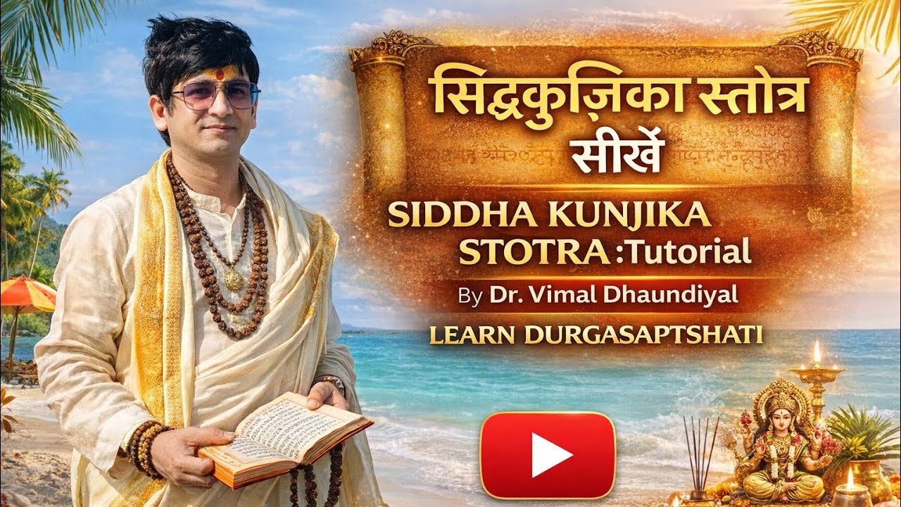 सिद्धकुञ्जिका स्तोत्र दुर्गासप्तशती #Durgasaptshati part19  #दुर्गासप्तशती #कैसे_पढें।