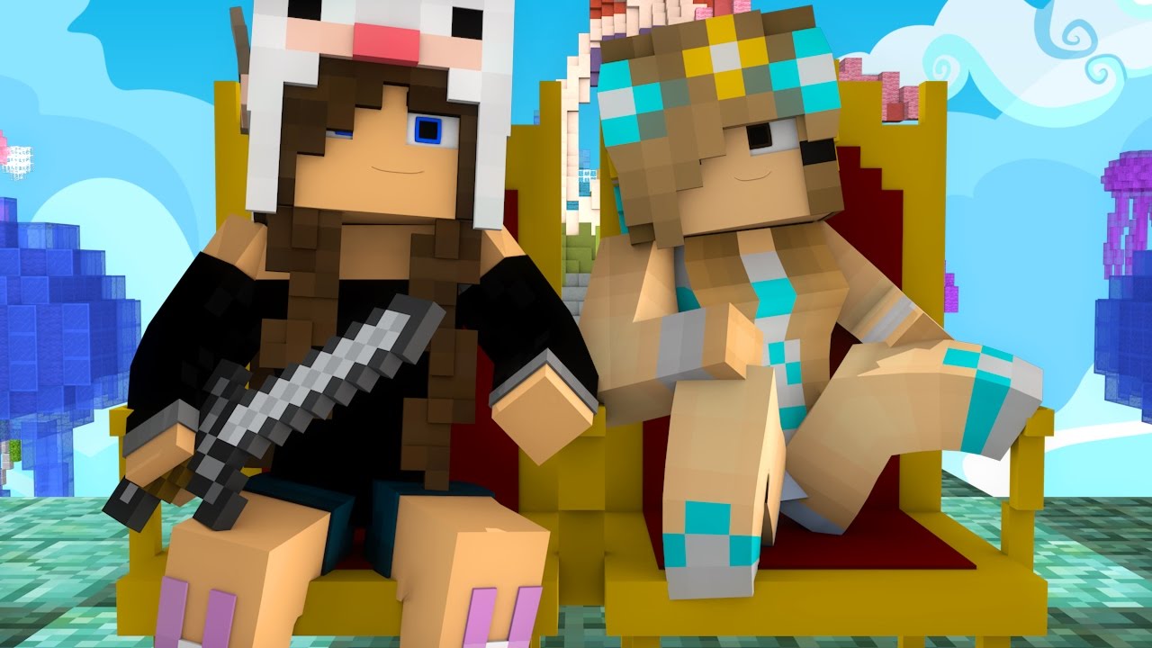 Minecraft: EGGWARS - AS GAROTAS INVENCÍVEIS!