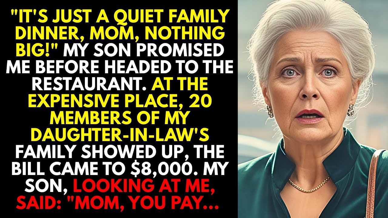 My Son Said, ‘Mom—You Pay, We’ll Wait In The Car,’ After Spending $8,000 With Her…