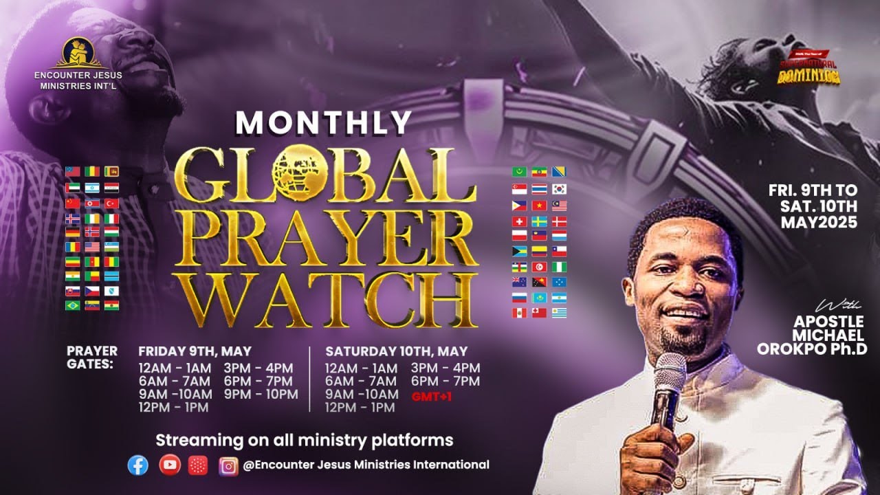 6AM PRAYER WATCH | GLOBAL PRAYER WATCH | 10.05.2025 | Apostle Michael Orokpo Ph.D.