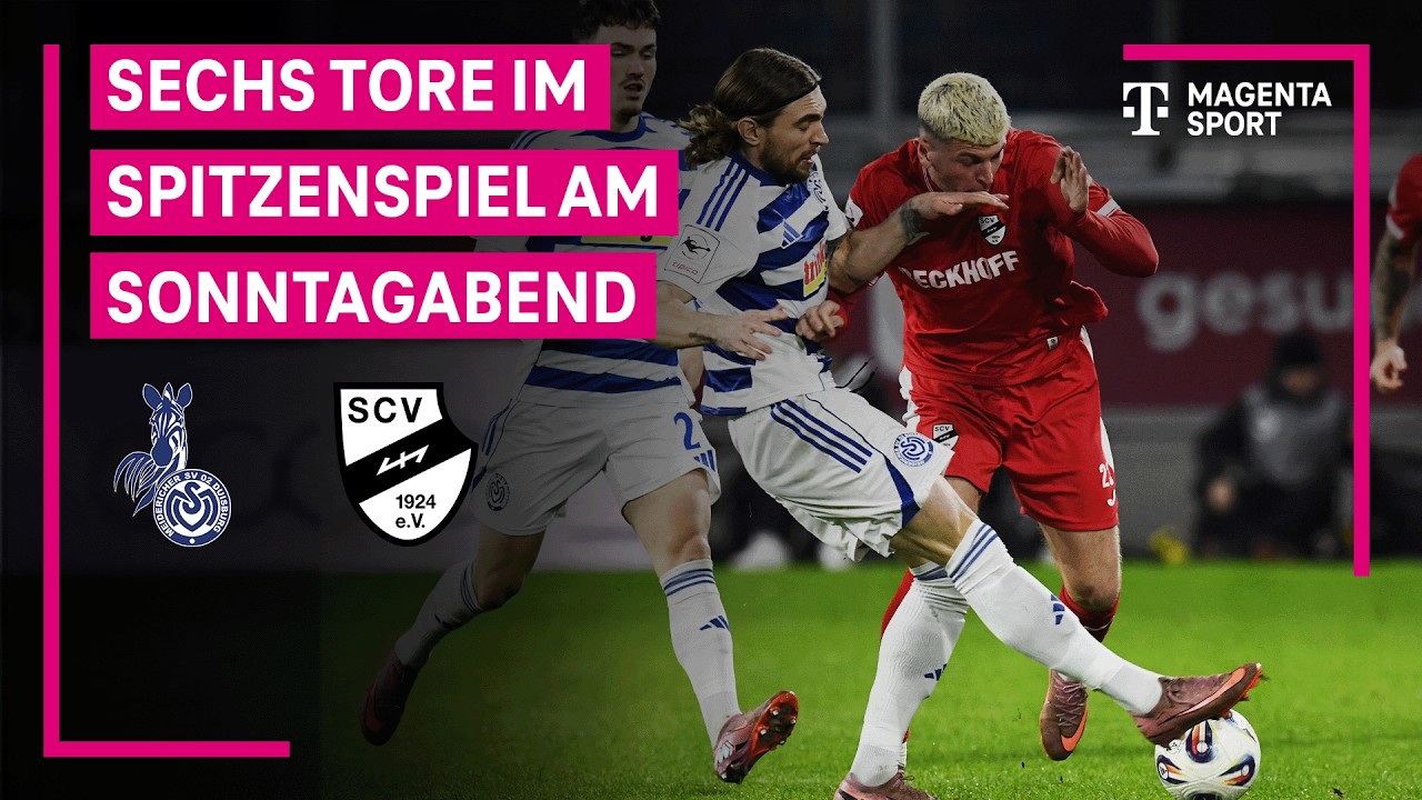 MSV Duisburg - SC Verl, Highlights mit Live-Kommentar | 3. Liga | MAGENTA SPORT