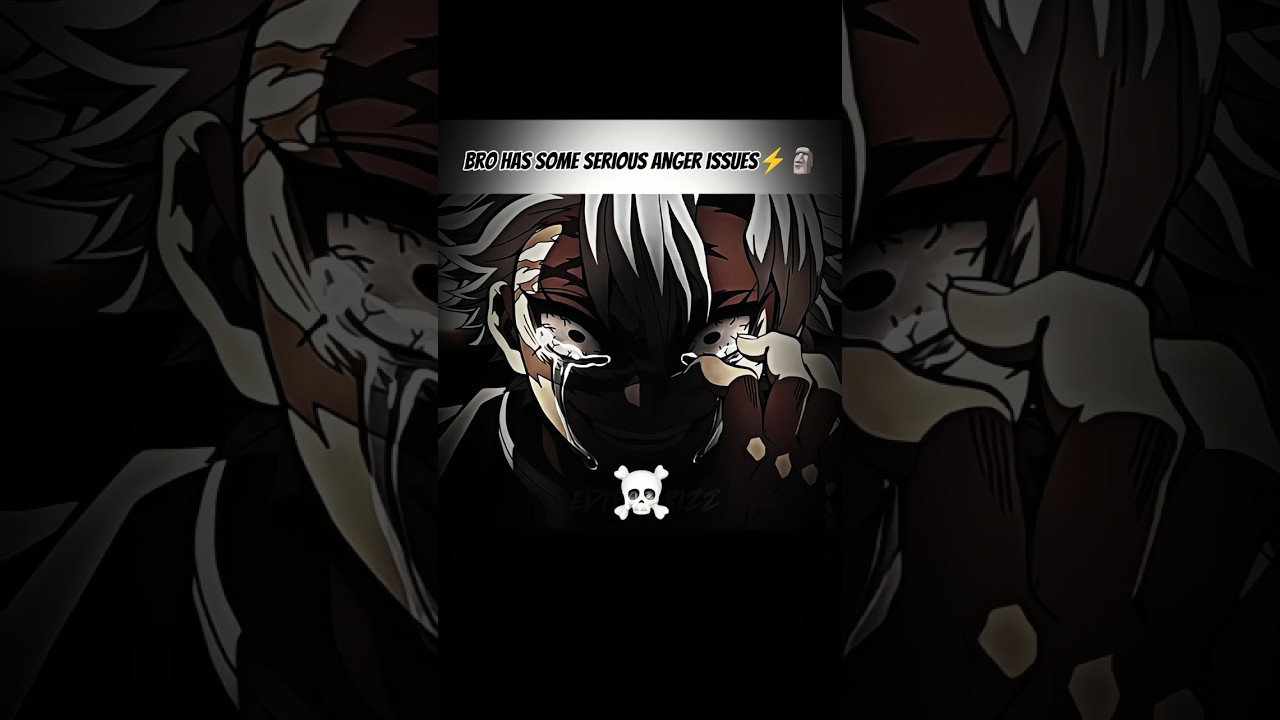 BRO HAS SOME SERIOUS ANGER ISSUES 🗿 #demonslayer #shorts #foryou #fypシ゚viral