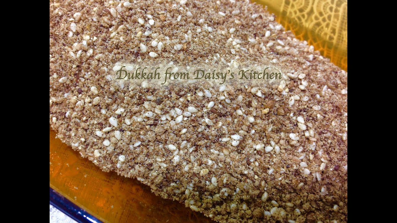 Homemade Dukkah (Egyptian spice mix)