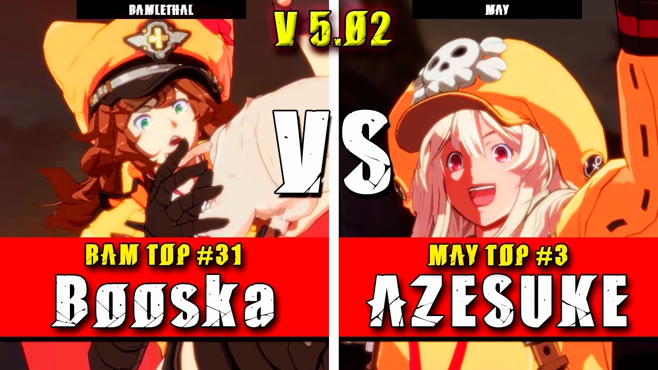 GGST | Booska (Ramlethal) VS AZESUKE (May) | Guilty Gear Strive High level gameplay