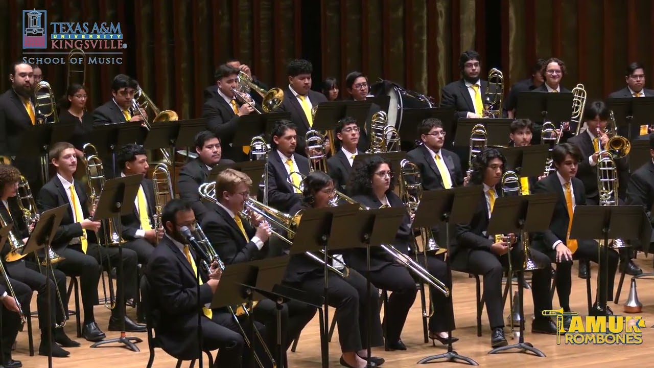 Esprit de Corps performed by The TAMUK Full Trombone Choir live at their Fall 2025 Concert