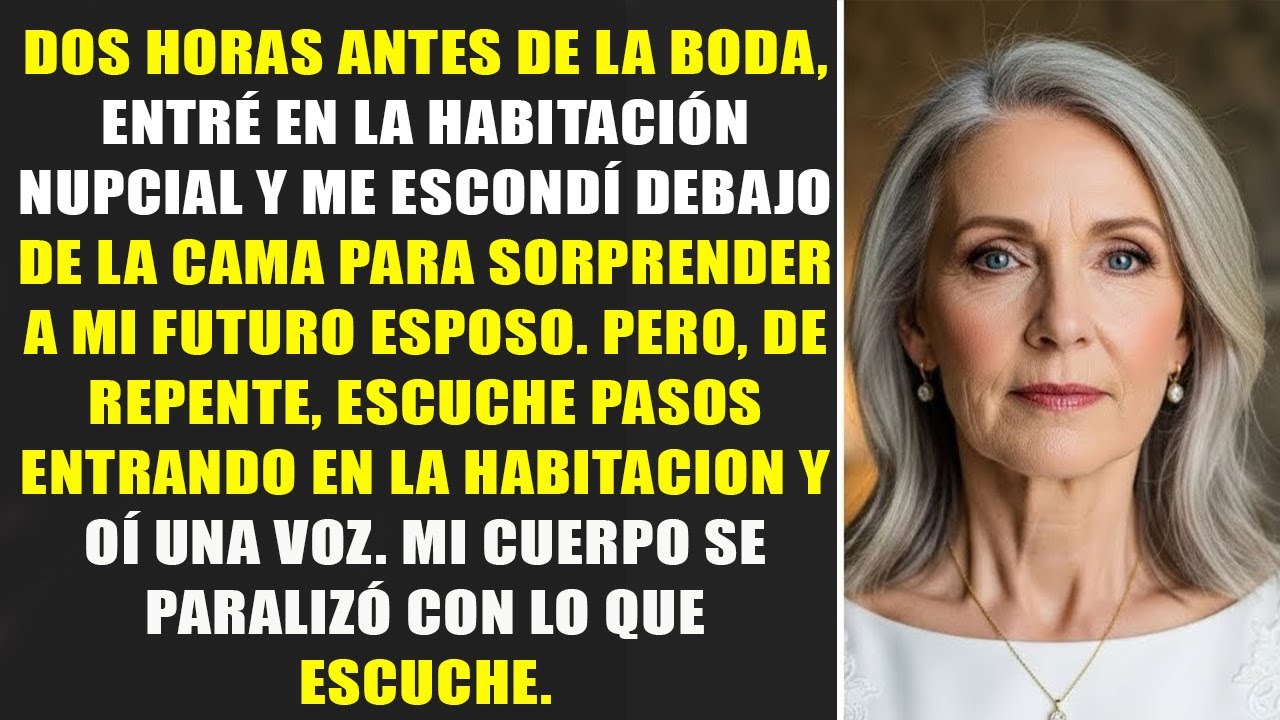 Me escondí debajo de la cama para darle una sorpresa a mi futuro esposo, pero quedé en shock cuan