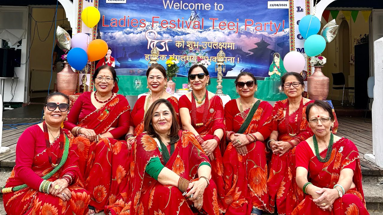 South London Nepalese Gurkha Association ko teej party 23/8/2025