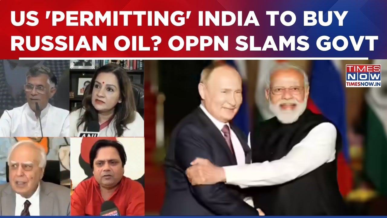 Oppn Targets Govt Over US' 30-Day 'Waiver' To India On Russian Oil Purchases; BJP Hits Back | Watch