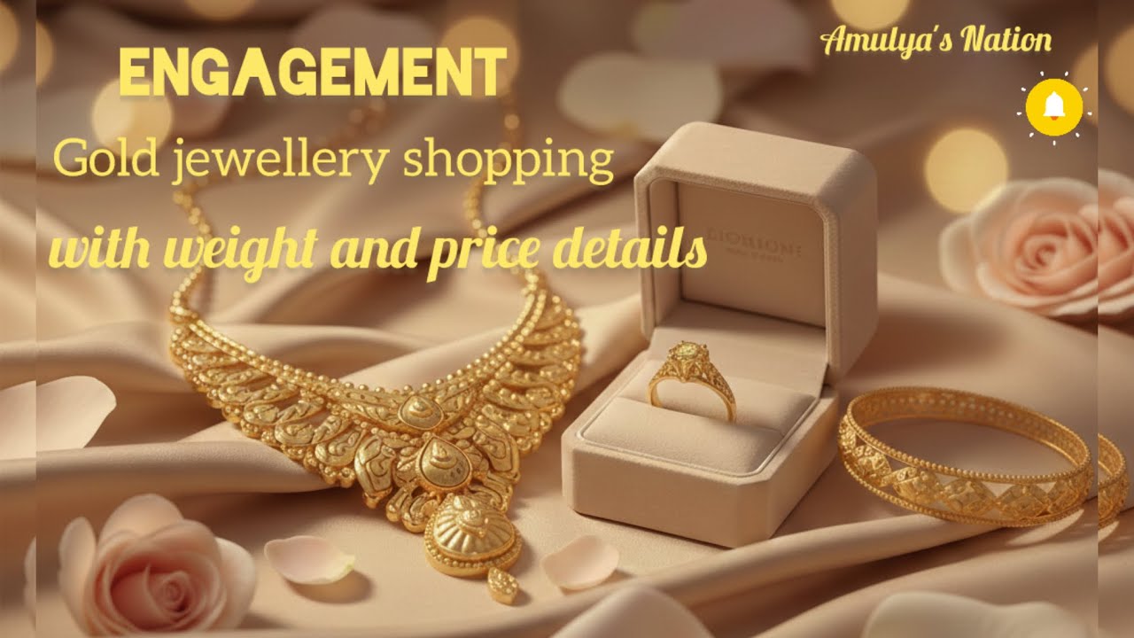 Engagement Gold Shopping Vlog💍Weights+Prices Reveal|Telugu Wedding Jewellery Haul 2026#wedding#gold