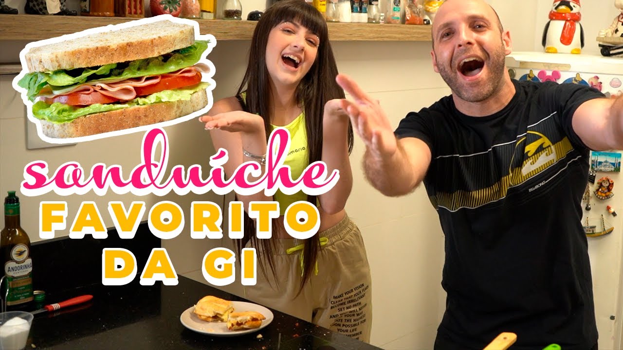 GIOVANNA ALPARONE FAZENDO O SEU SANDUÍCHE PREFERIDO #ginacozinha
