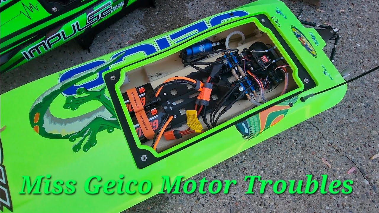 Proboat Miss Geico 36 Troubleshooting