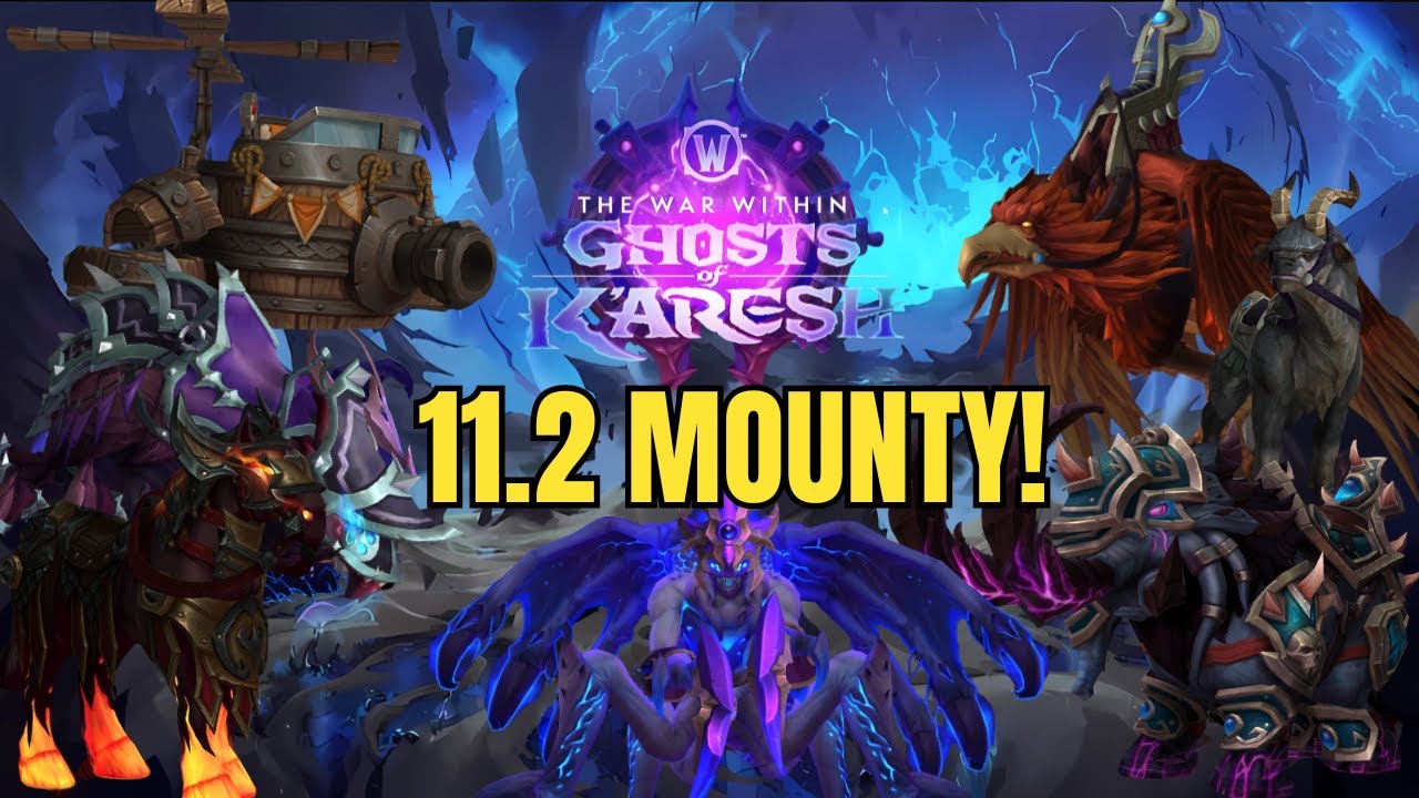 Wszystkie Nowe Mounty z Patcha 11.2! KSM, PVP, Headless Horseman, Fel Elekks i wiele więcej!