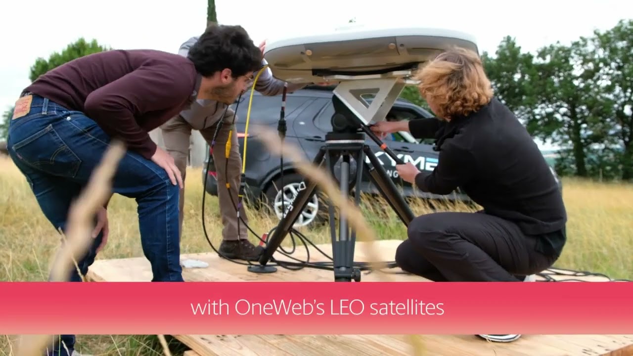 OneWeb I Kymeta : Engineering mobile connectivity together
