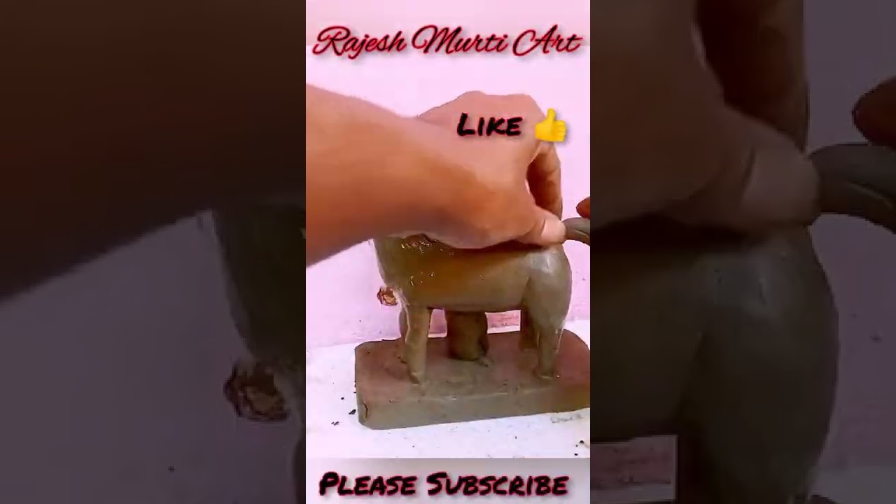 Horse Making With Clay #shorts