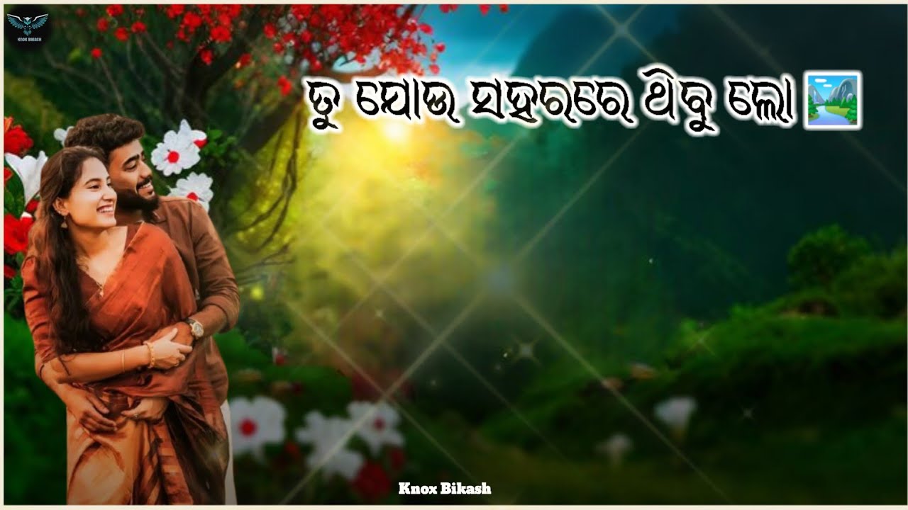 Tu Jou Saharare Thibu lo //New Odia Romantic Status Video ||New Status Video 🥀