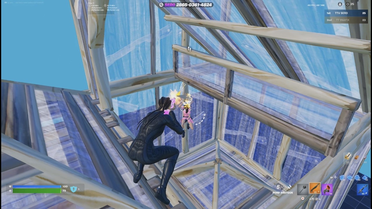 Шестая игра (Fortnite Монтаж) + Лучшие настройки контроллера для AIMBOT/Контроля построек🧩