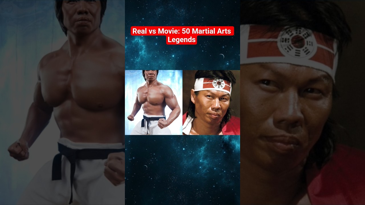 Real vs Movie: 50 Martial Arts Legends
