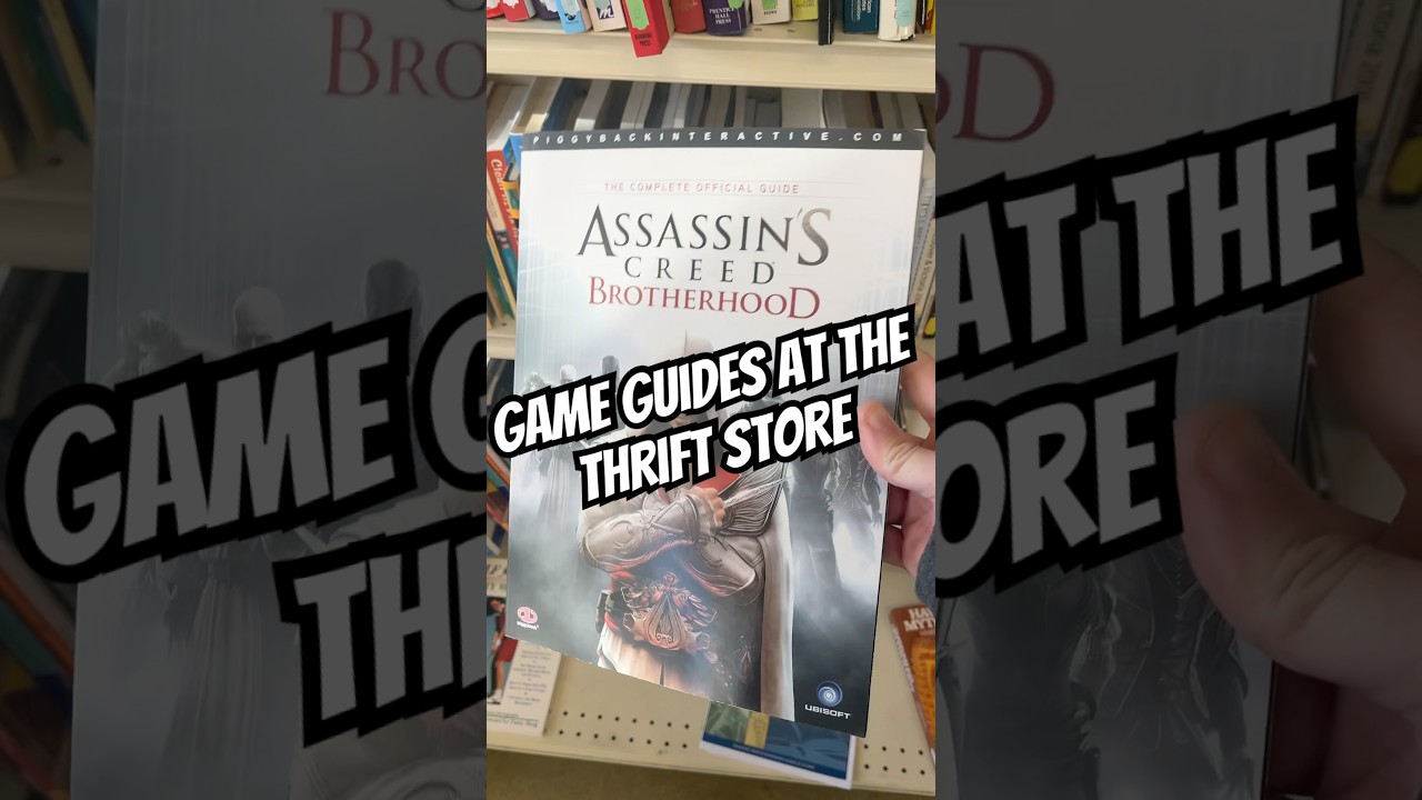 Assassin&rsquo;s Creed Brotherhood game guide at thrift store