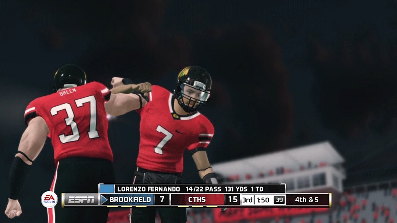 NCAA Football 14 - Road To Glory Ep. 3 - HSW2 vs. Brookfield