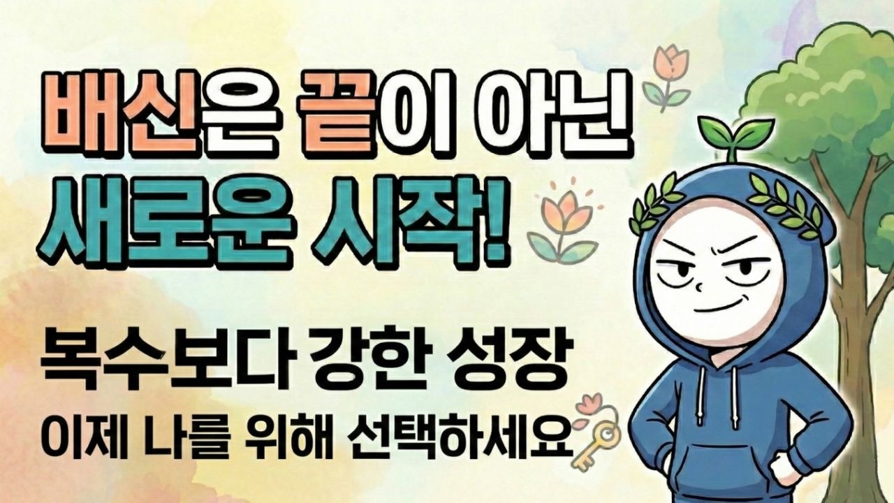 배신은 끝이 아닌, 새로운 시작! – 복수보다 강한 성장을 선택하세요 #심리학 #배신극복 #멘탈관리 #손절