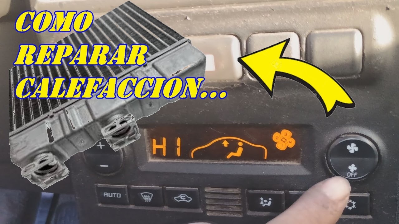 COMO REPARAR CALEFACCION DE UNA CHEVROLET ZAFIRA