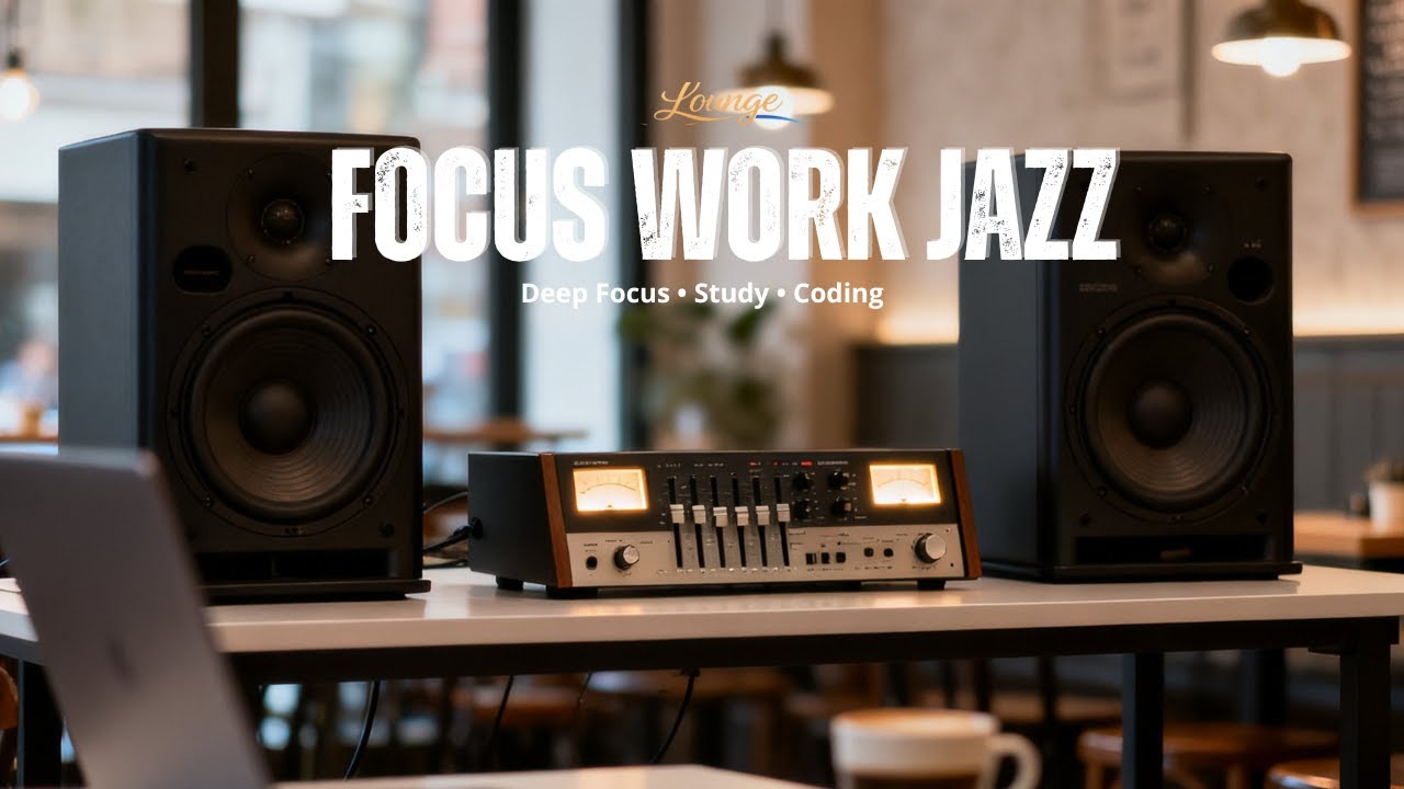 Deep Focus Café Jazz & R&B 🎧 Background Music for Study and Coding