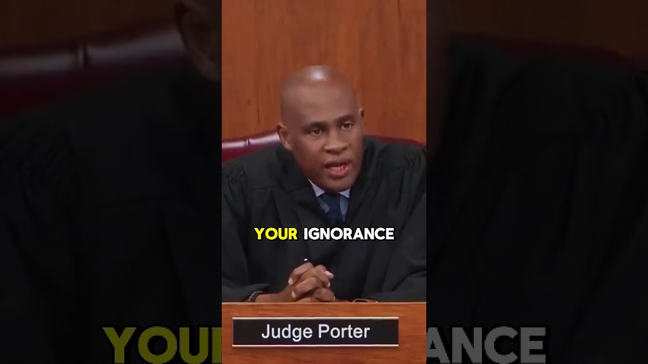 'YOU'RE IGNORANT, SIR.' Case DISMISSED #shorts #viral #courtroomdrama #justice