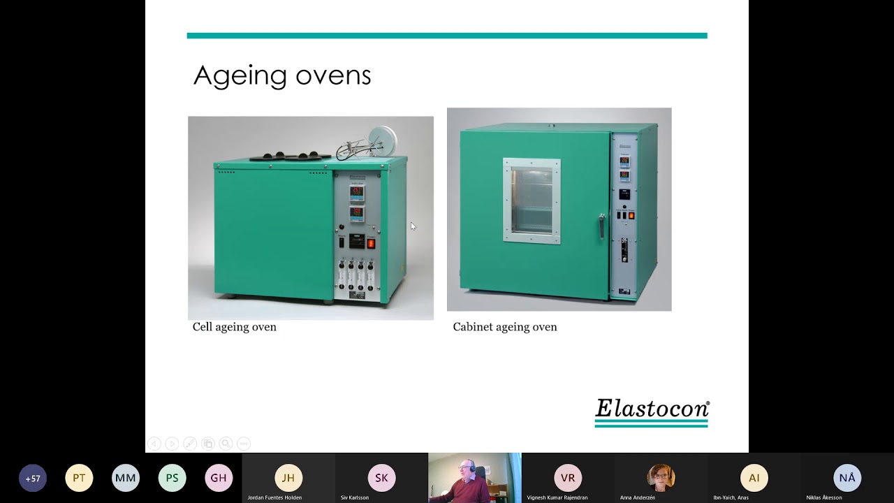 Webinar – Heat ageing of rubber materials