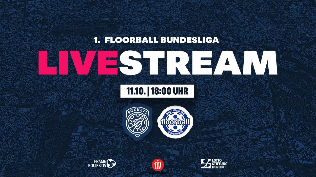 1. Floorball Bundesliga -- Berlin Rockets v. BW 96 Schenefeld 11.10.2025