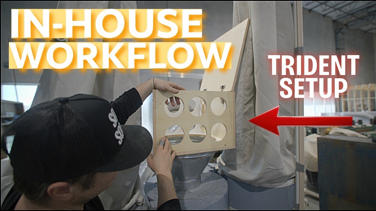 All-In-House Cabinetry Workflow | Rip Saw + 5-Head Molder Setup (Austin Custom Cabinets. Episode 157