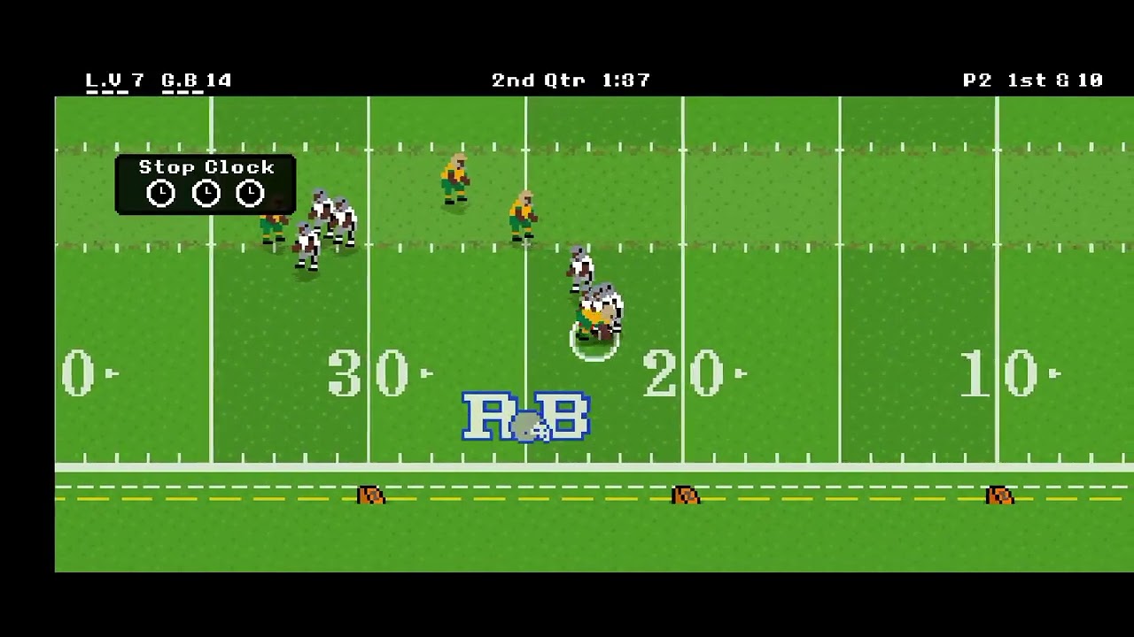 Retrobowl Season Week 7 Las Vegas 0-4 Vs Green Bay 5-1