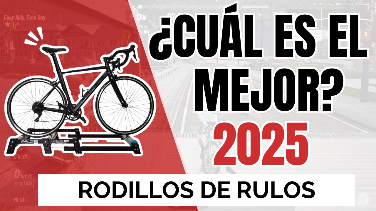 Mejores RODILLOS DE RULOS [2025] para Ciclistas. Rodillos de EQUILIBRIO