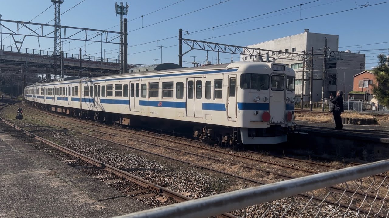 415系100番台最後の門司港駅