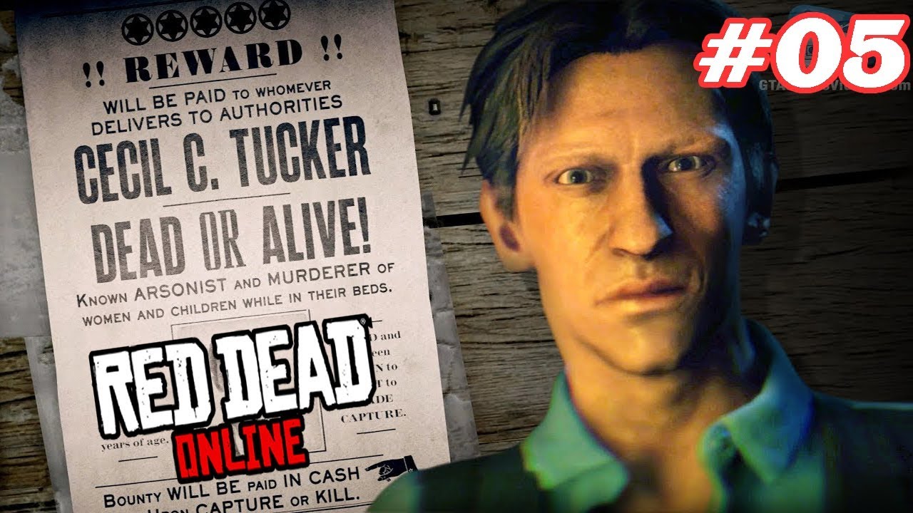 Red Dead Online: Legend Bounty #05: Cecil C. Tucker (5 Stars, SOLO)