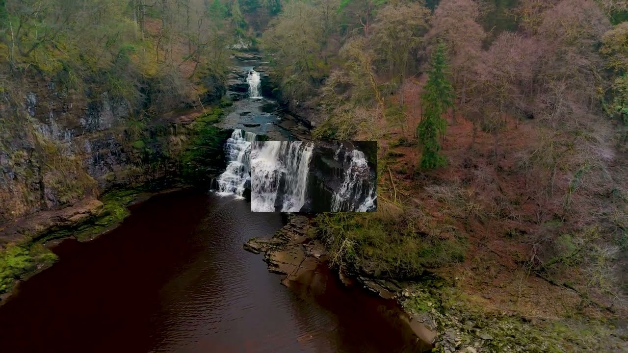 The Falls of Clyde, New Lanark - Drone Tour