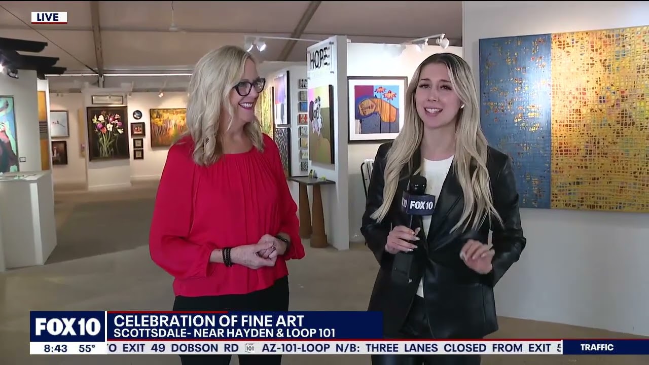 Fox 10's Irene Snyder visits the Celebration of Fine Art
