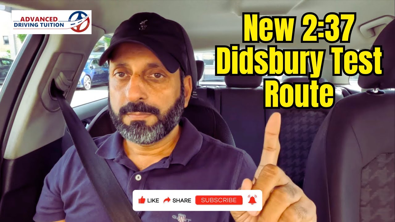 Новый маршрут экзамена в Дидсбери 2:37 | Пробный экзамен в Западном Дидсбери | Продвинутое обучен...