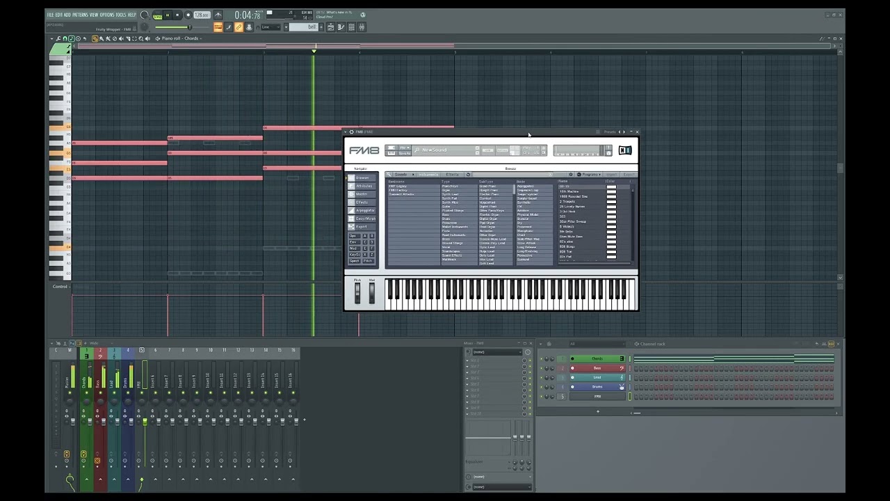 FL Studio Quick session with FM8