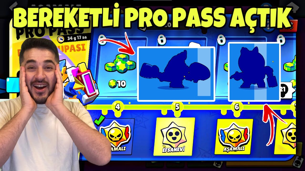 PRO PASSDAN HEM YENGENİZE HEM KENDİME GİZEMLİ KARAKTER, FULLEDİK! -BRAWL STARS